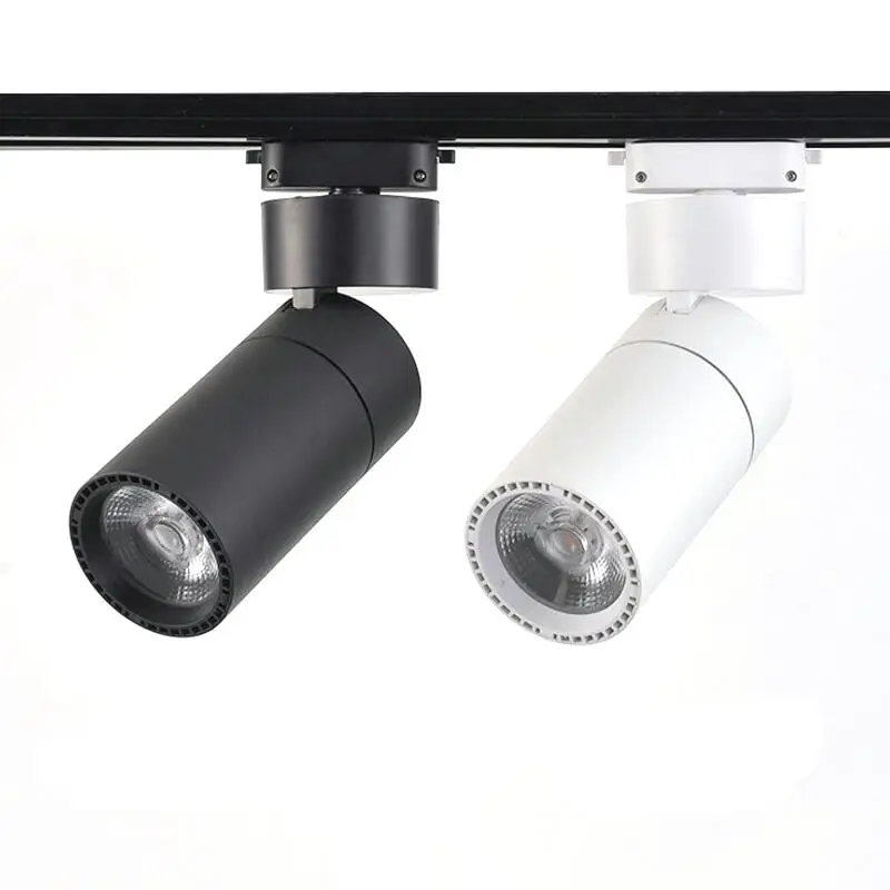 Retail 7W 12W 15W CREE COB LED Track Light Spot Wall Lamp Spotlight Tracking AC110V/240V Noverty light New Arrival | Лампы и освещение