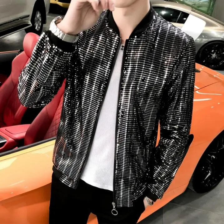 Men Jacket Fashion 2020 Club a male singer Jacket Long Sleeve Summer Sun Protection Clothing Slim Fit chaqueta hombre Streetwear
Men Jacket Fashion 2020 Club a male singer Jacket Long Sleeve Summer Sun Protection Clothing Slim Fit chaqueta hombre Streetwear