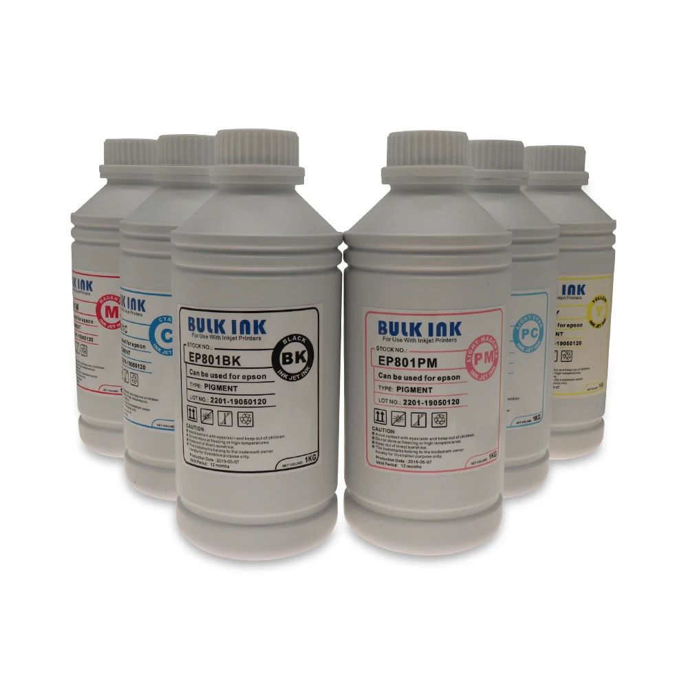 6000 ml Refill 6-color Pigment Ink for Epson Inkjet Printer for R250 L350 L355 L362 L366 L550 L555 L566 Printers
6000 ml Refill 6-color Pigment Ink for Epson Inkjet Printer for R250 L350 L355 L362 L366 L550 L555 L566 Printers