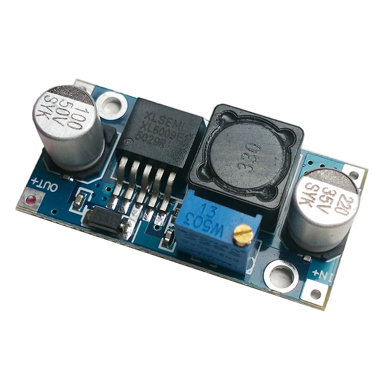 XL6019 (XL6009 upgrade) Automatic step-up step-down Dc-Dc Adjustable Converter Power Supply Module 20W 5-32V to 1.3-35V
XL6019 (XL6009 upgrade) Automatic step-up step-down Dc-Dc Adjustable Converter Power Supply Module 20W 5-32V to 1.3-35V