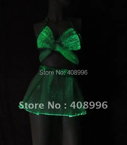 Sexy luminous optical fiber corsage and skirt for performance/fashion/Singular dress/Show Clothing/02
Sexy luminous optical fiber corsage and skirt for performance/fashion/Singular dress/Show Clothing/02