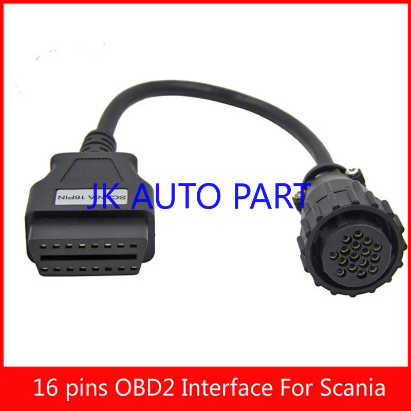 16 pin OBD2 кабель для превращения автомобиля диагностики грузовика SCANIA старых