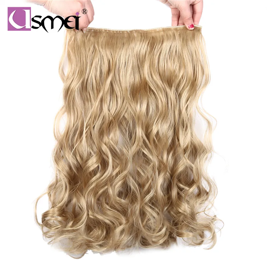 USMei 24 дюйма 60 см muiti цвет черный блонд женские волосы faus накладные Синтетические