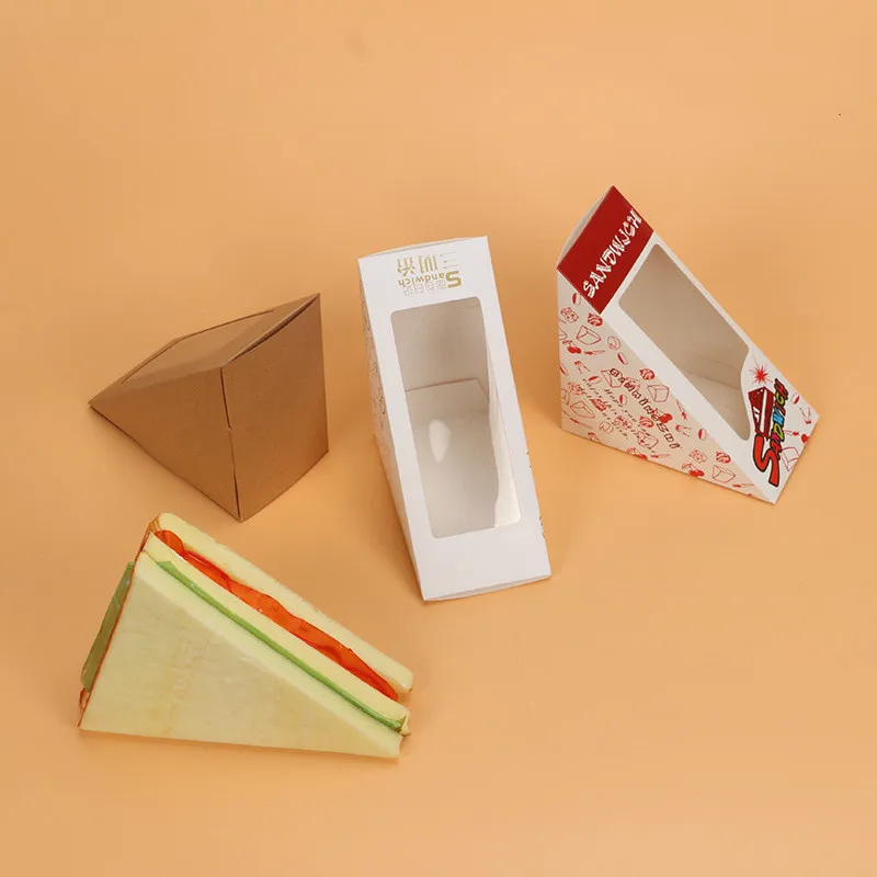 100Pcs Sandwich Box With Windows Paper Sandwich Packaging For Fast Food Shop Restauran Disposable Paper Packing Thicken Supplier
100Pcs Sandwich Box With Windows Paper Sandwich Packaging For Fast Food Shop Restauran Disposable Paper Packing Thicken Supplier