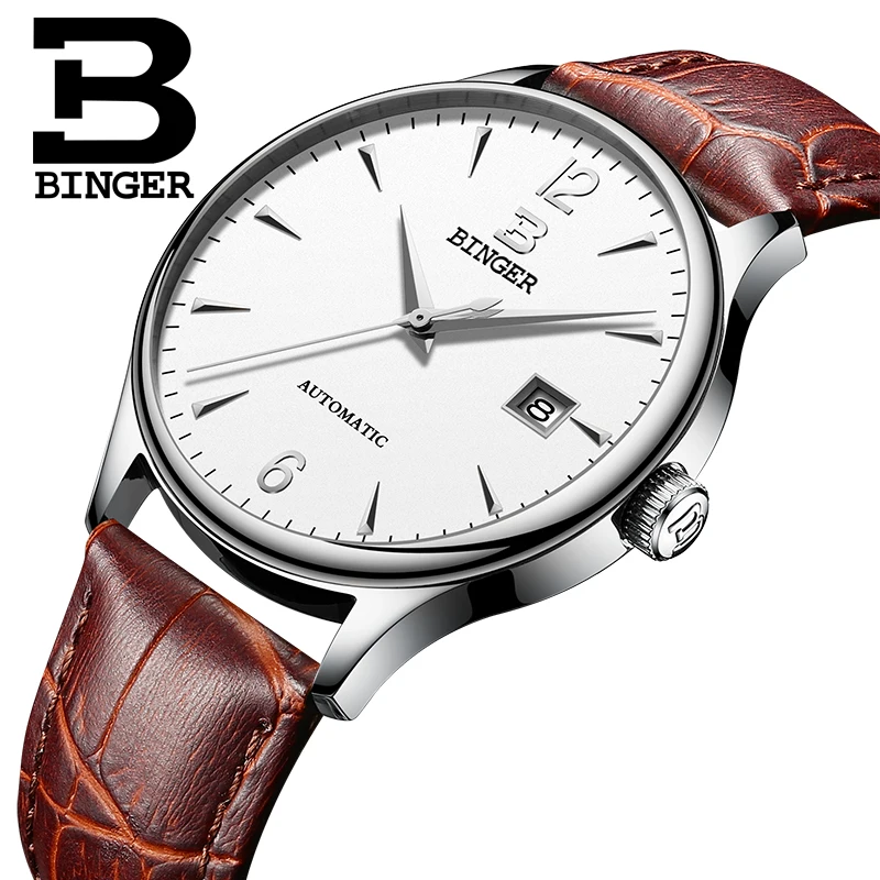 Switzerland Automatic Mechanical Men Watches Binger Luxury Brand Watch Men Sapphire clock Waterproof relogio masculino B-5082M-4
Switzerland Automatic Mechanical Men Watches Binger Luxury Brand Watch Men Sapphire clock Waterproof relogio masculino B-5082M-4
