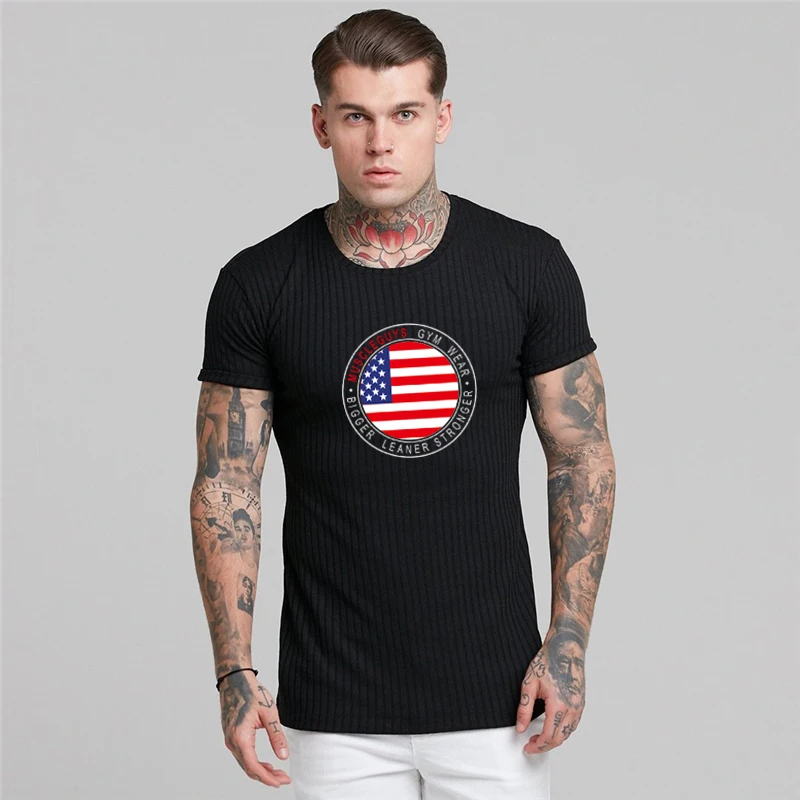 New Sport Shirt Men Fitness Running T Shirt Short Sleeve Knitted Elastic Sportswear Gym Bodybuilding Training T-shirt Rashgard
New Sport Shirt Men Fitness Running T Shirt Short Sleeve Knitted Elastic Sportswear Gym Bodybuilding Training T-shirt Rashgard