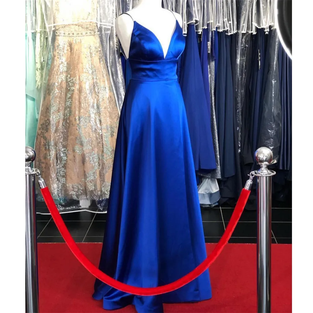 HONGFUYU Floor Length Plunging V Neck Prom Dresses Spaghetti Straps A Line Pockets Party Gowns High Slit Formal Evening Dress
HONGFUYU Floor Length Plunging V Neck Prom Dresses Spaghetti Straps A Line Pockets Party Gowns High Slit Formal Evening Dress