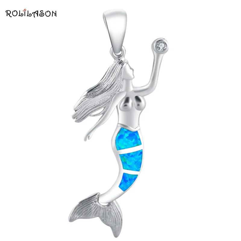 ROLILASON Amazing Hot Sell Blue Fire Opal Pendant Silver Fashion Jewelry Blue Zircon Pendant OPS706 for Lover
ROLILASON Amazing Hot Sell Blue Fire Opal Pendant Silver Fashion Jewelry Blue Zircon Pendant OPS706 for Lover