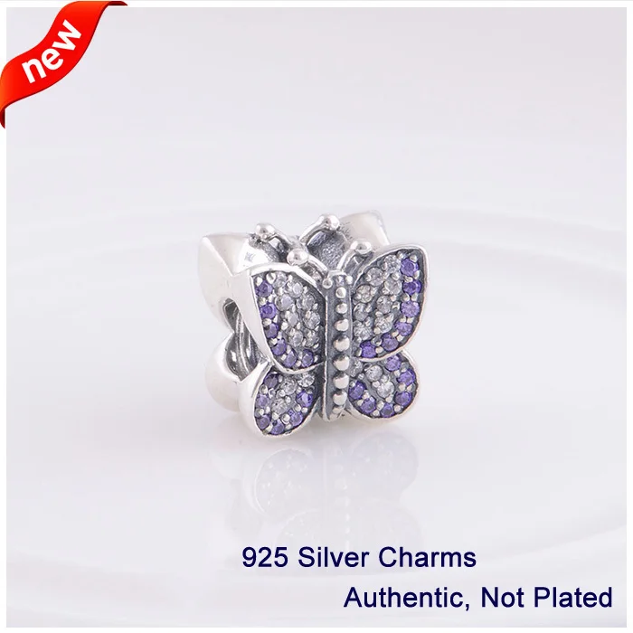 CKK 925 Sterling Silver Purple Butterfuly Charms Beads Original Jewelry Making Fits For Bracelets & Bangle
CKK 925 Sterling Silver Purple Butterfuly Charms Beads Original Jewelry Making Fits For Bracelets & Bangle