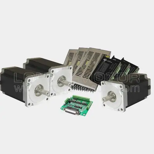3Axis Nema 34 Stepper Motor 1232OZ-IN 5.6A & stepper motor driver DM860A & 3pcs power CNC PLASMA &Mill
3Axis Nema 34 Stepper Motor 1232OZ-IN 5.6A & stepper motor driver DM860A & 3pcs power CNC PLASMA &Mill