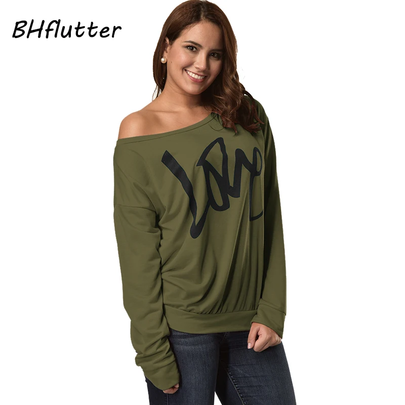 BHflutter Sweatshirt Women 2019 Fashion Letters Print Casual Hoodies Female Long Sleeve Autumn Winter Pullover sudadera mujer
BHflutter Sweatshirt Women 2019 Fashion Letters Print Casual Hoodies Female Long Sleeve Autumn Winter Pullover sudadera mujer