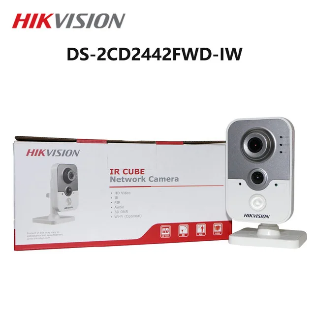 HIKVISION 4MP WIFI IP камера беспроводная Cube веб DS 2CD2442FWD IW видеосъемка для детей охранная