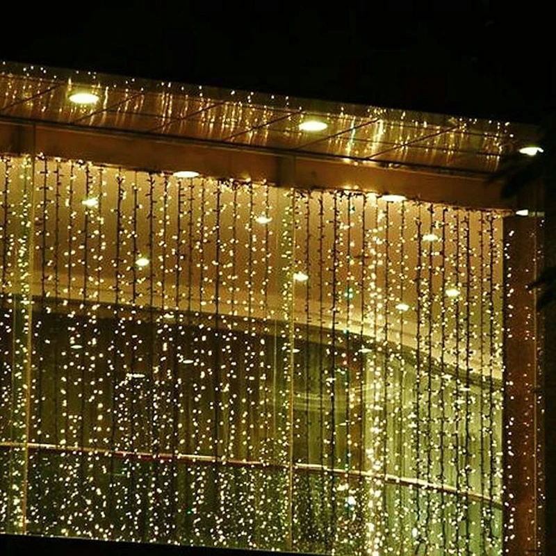 Christmas Outdoor Decoration Indoor 3x1M LED icicle curtain fairy string light Wedding New Year Garden Party Garland Light
Christmas Outdoor Decoration Indoor 3x1M LED icicle curtain fairy string light Wedding New Year Garden Party Garland Light