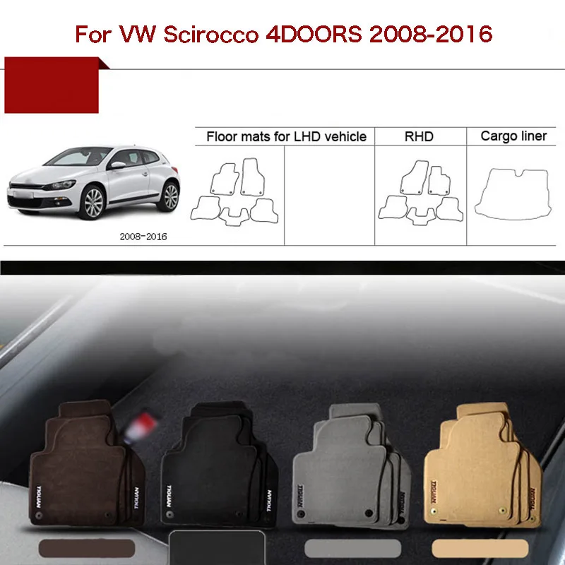 4pcs High Quality Custom Made 1/2" Thickness Solid Nylon Interior Odorless Floor Carpet Mats Cover Fitted For VW Scirocco 08-16
4pcs High Quality Custom Made 1/2" Thickness Solid Nylon Interior Odorless Floor Carpet Mats Cover Fitted For VW Scirocco 08-16