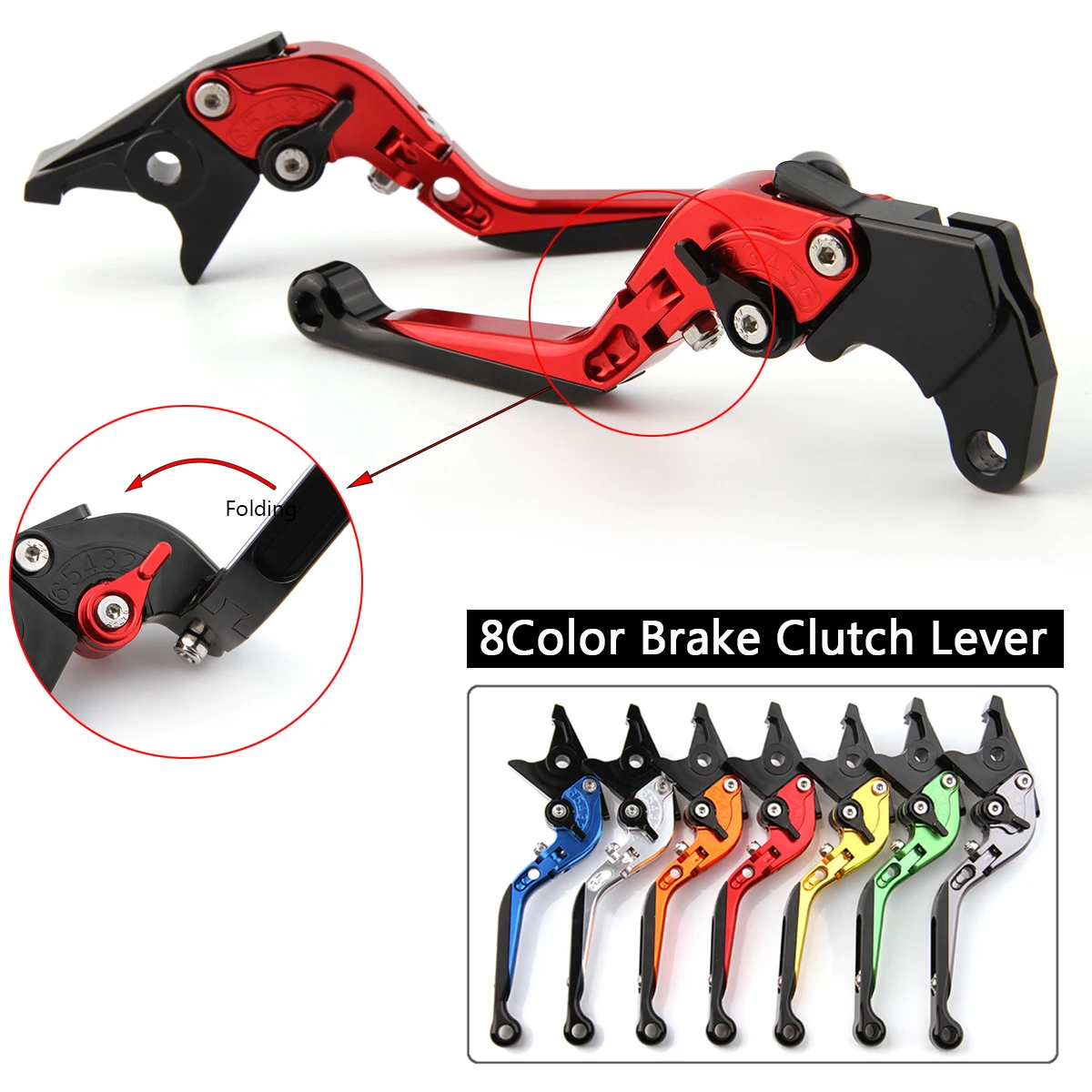 CNC рычаги для Yamaha FZ1 FZ6 Fazer FZ8 FZ6R XJ6 Diversion мотоциклетные Регулируемые складные