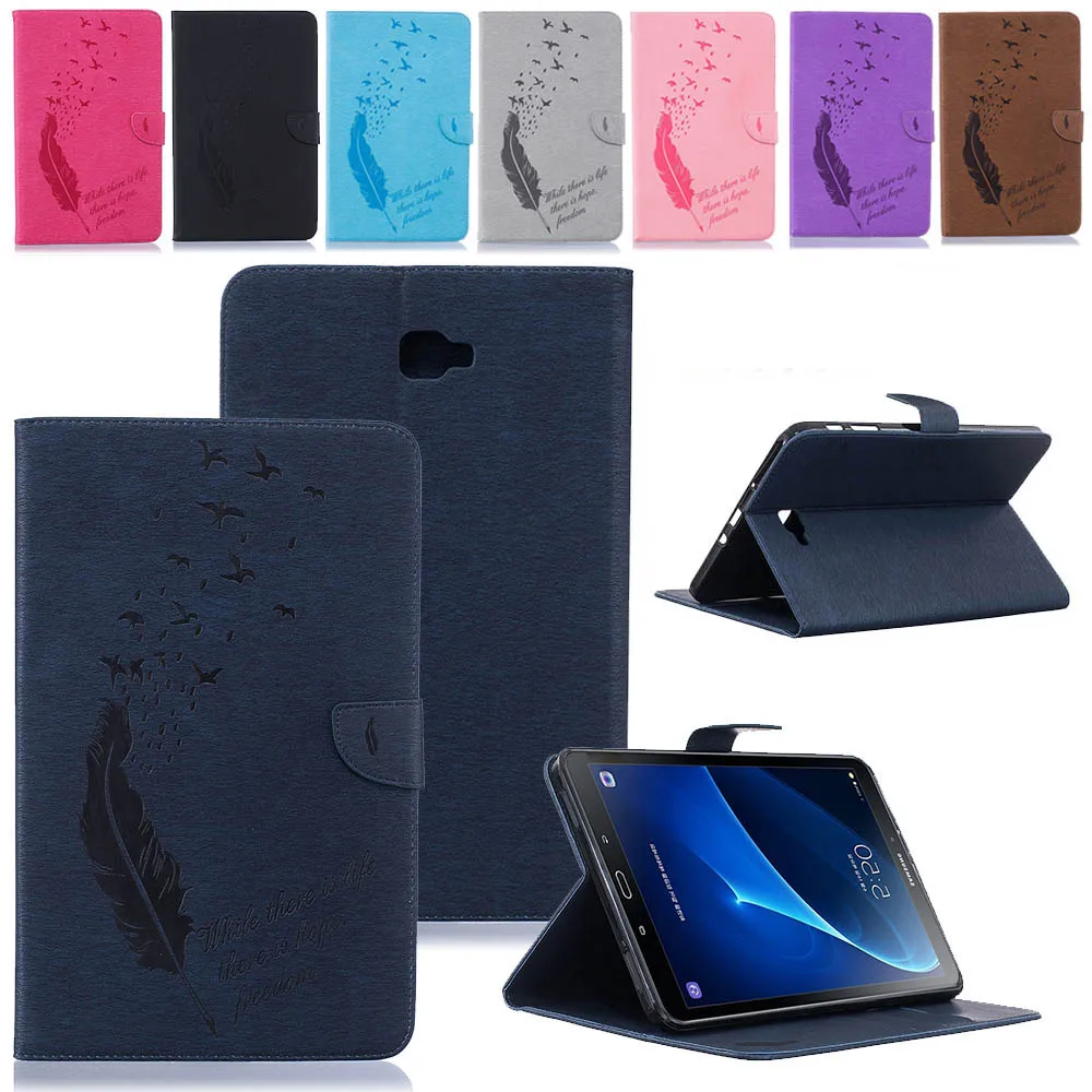 Case Cover For Samsung Galaxy Tab A A6 10.1 2016 T585 T580 SM-T580 Feather Leather Flip Case Tablet Smart Covert Sleep wake Up
Case Cover For Samsung Galaxy Tab A A6 10.1 2016 T585 T580 SM-T580 Feather Leather Flip Case Tablet Smart Covert Sleep wake Up