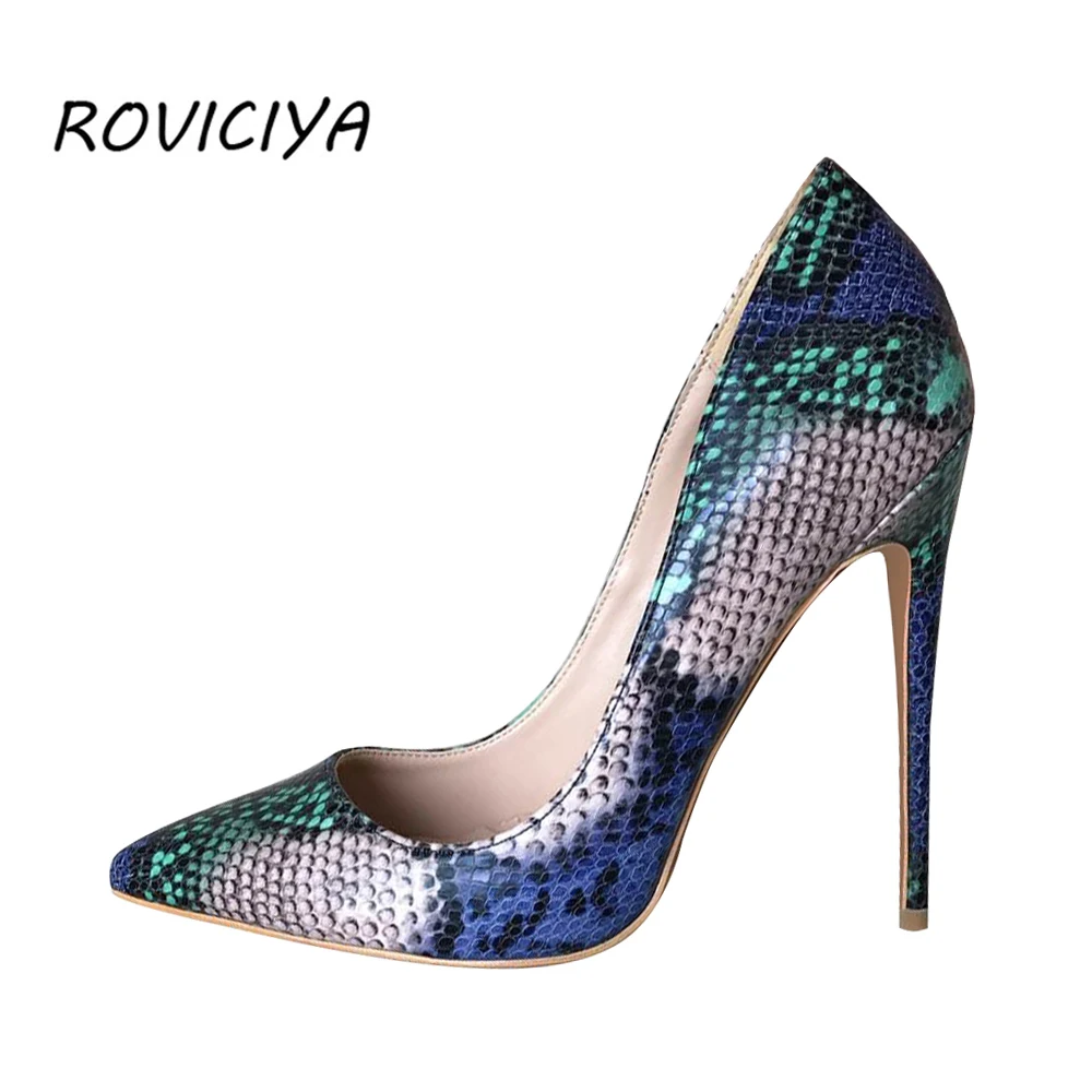 12cm High Heels Wedding Party Women Shoes Fashion Sexy Pumps Blue Snake Pointed Toe plus size YG017 ROVICIYA
12cm High Heels Wedding Party Women Shoes Fashion Sexy Pumps Blue Snake Pointed Toe plus size YG017 ROVICIYA
