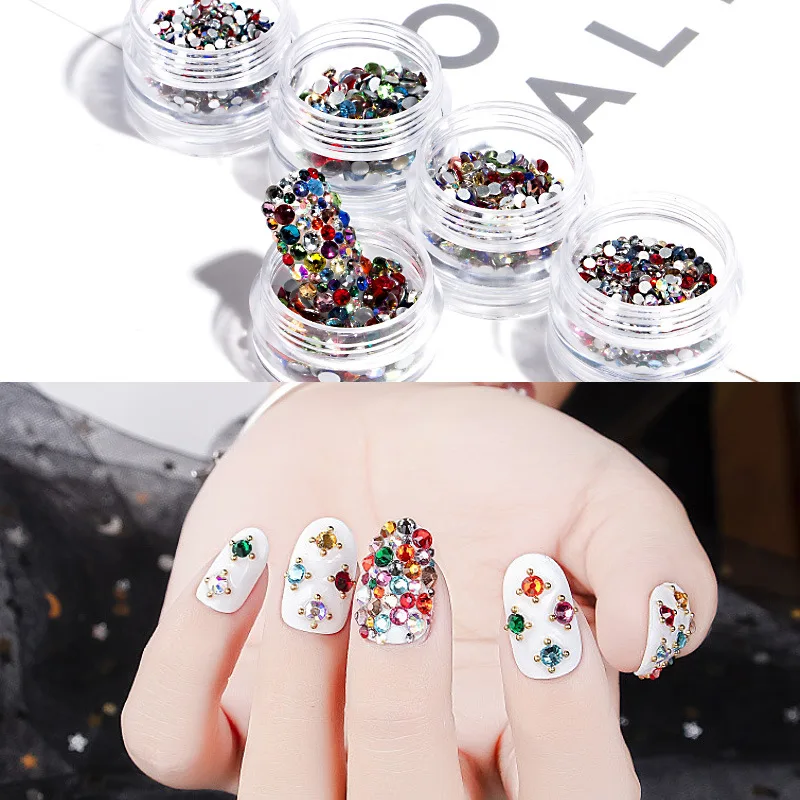 5 Boxes SS4-SS12 Crystal AB Rhinestones Gems for Nails Flatback Glass 3d Nail Decoration Stones Shoes Dancing Dress Decorations
5 Boxes SS4-SS12 Crystal AB Rhinestones Gems for Nails Flatback Glass 3d Nail Decoration Stones Shoes Dancing Dress Decorations