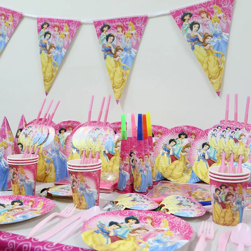 143pcs Disney Luxury Kids Birthday Party Decoration Set Princess Theme Party Supplies Baby Birthday Party For 15 People Use
143pcs Disney Luxury Kids Birthday Party Decoration Set Princess Theme Party Supplies Baby Birthday Party For 15 People Use