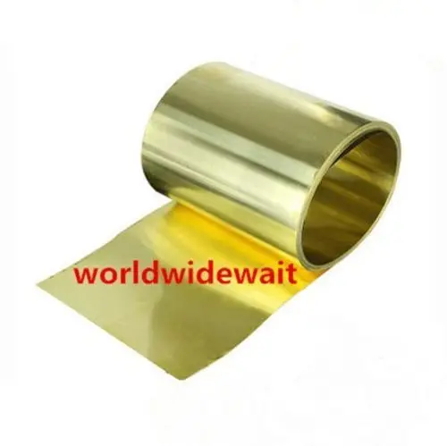 1PC Brass Metal Thin Sheet Foil Plate Thick 0.05/0.1/0.15/0.2/0.3/0.4/0.5/0.6-1mm x 200mm x1000mm
1PC Brass Metal Thin Sheet Foil Plate Thick 0.05/0.1/0.15/0.2/0.3/0.4/0.5/0.6-1mm x 200mm x1000mm