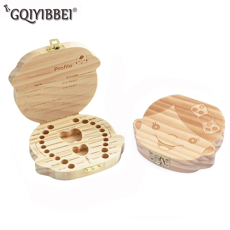Spanish English Russian Baby Wood Tooth Box Organizer Milk Teeth Storage Collect Teeth Umbilica Cord Lanugo Gift
Spanish English Russian Baby Wood Tooth Box Organizer Milk Teeth Storage Collect Teeth Umbilica Cord Lanugo Gift