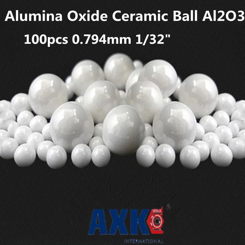 100pcs 0.794mm 1/32" Alumina Oxide Ceramic Ball Al2o3 For Bearing/pump/linear Slider/valvs Balls
100pcs 0.794mm 1/32" Alumina Oxide Ceramic Ball Al2o3 For Bearing/pump/linear Slider/valvs Balls
