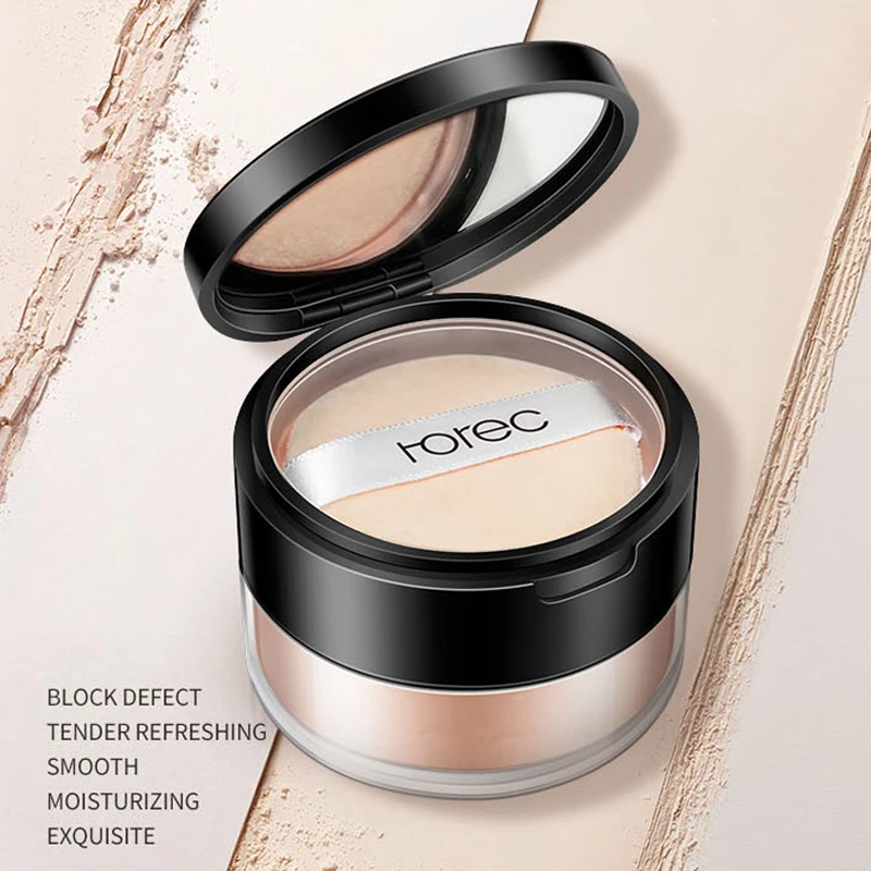 ROREC Matte Base Loose Minernal Powder,Face Setting Powder,Translucent Foundation Makeup Warm Silk Face Concealer Finish Powder
ROREC Matte Base Loose Minernal Powder,Face Setting Powder,Translucent Foundation Makeup Warm Silk Face Concealer Finish Powder
