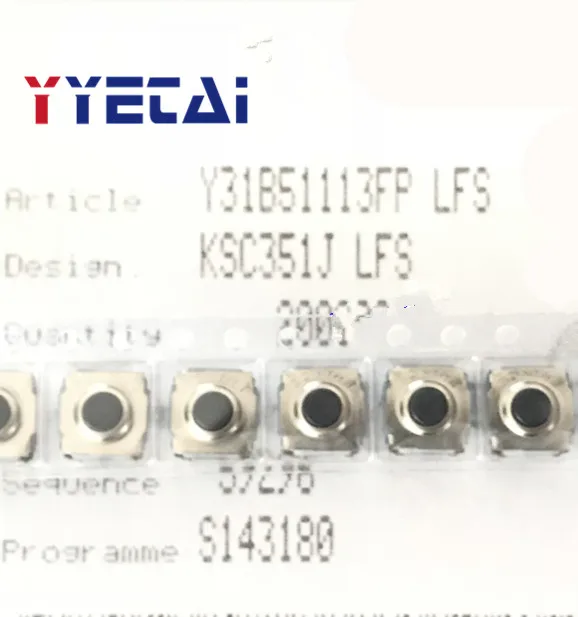 YongYeTai KSC351J patch touch switch 6.2*6.2*3.5 waterproof and dustproof switch 4 pin position Free shipping
YongYeTai KSC351J patch touch switch 6.2*6.2*3.5 waterproof and dustproof switch 4 pin position Free shipping