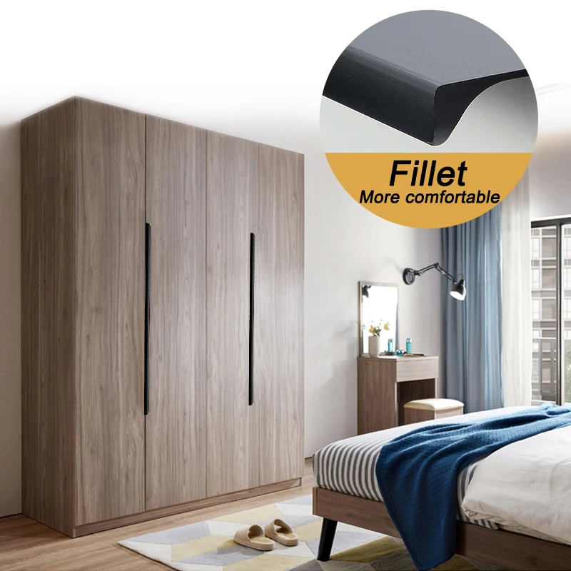 AOBITE Black Long Invisible Handle 120mm Aluminum Wardrobe Door Dark Handle Cabinet Hidden Cabinet Knob Wholesale Handle 9003
AOBITE Black Long Invisible Handle 120mm Aluminum Wardrobe Door Dark Handle Cabinet Hidden Cabinet Knob Wholesale Handle 9003