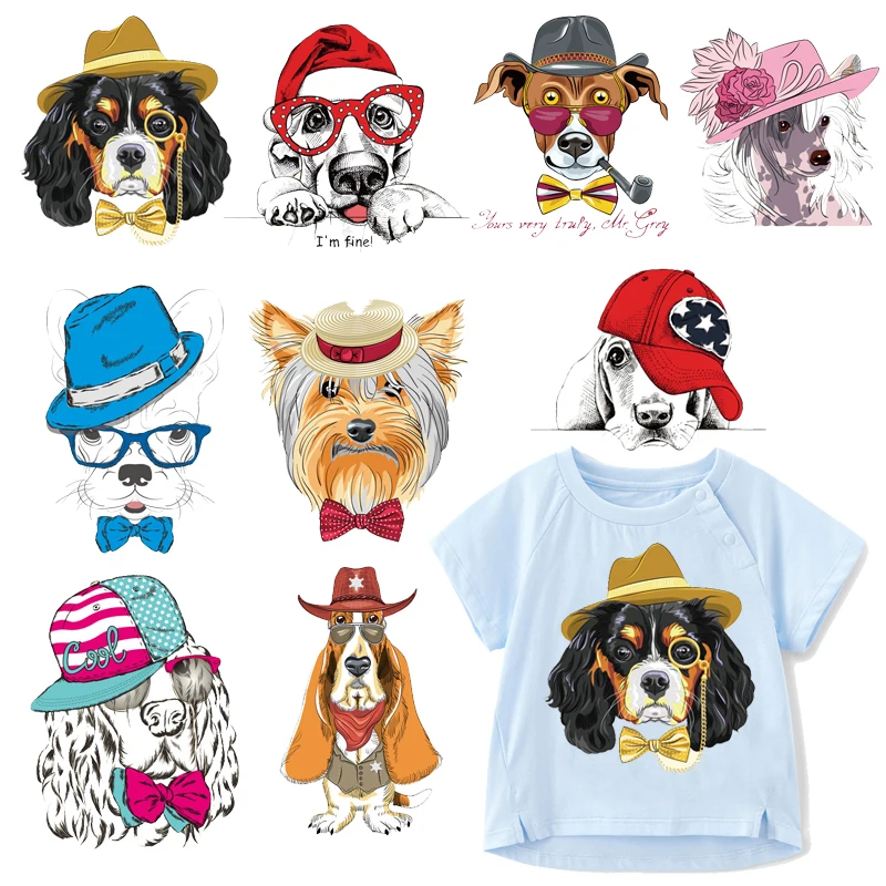Cute Dog Patch Iron on Transfer Cartoon Animals Patches for Clothing DIY T-shirt Badges Stickers Applique on Clothes Heat Press
Cute Dog Patch Iron on Transfer Cartoon Animals Patches for Clothing DIY T-shirt Badges Stickers Applique on Clothes Heat Press
