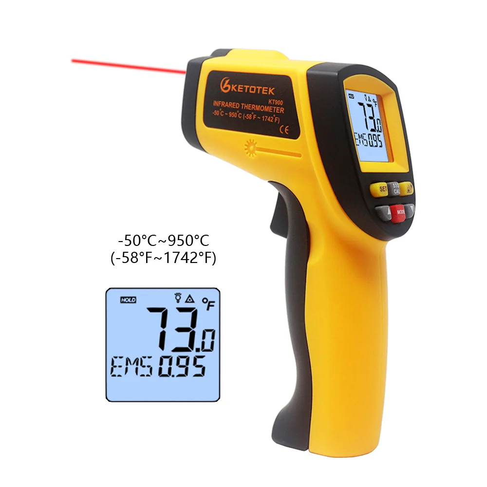 GS320 GM320 GM900 Бесконтактный лазерный ИК инфракрасный цифровой C/F выбор температура поверхности термометр пирометр
GS320 GM320 GM900 Бесконтактный лазерный ИК инфракрасный цифровой C/F выбор температура поверхности термометр пирометр