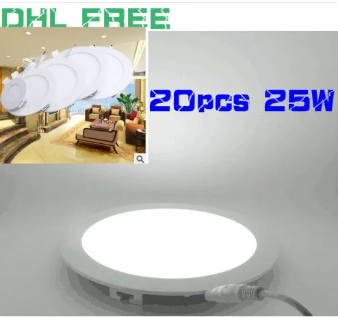 HOT! Led Panel Bulb Lamp Light + Drivers 25w Led Ceiling Recessed Downlight Round Panel light 1800Lumen
HOT! Led Panel Bulb Lamp Light + Drivers 25w Led Ceiling Recessed Downlight Round Panel light 1800Lumen