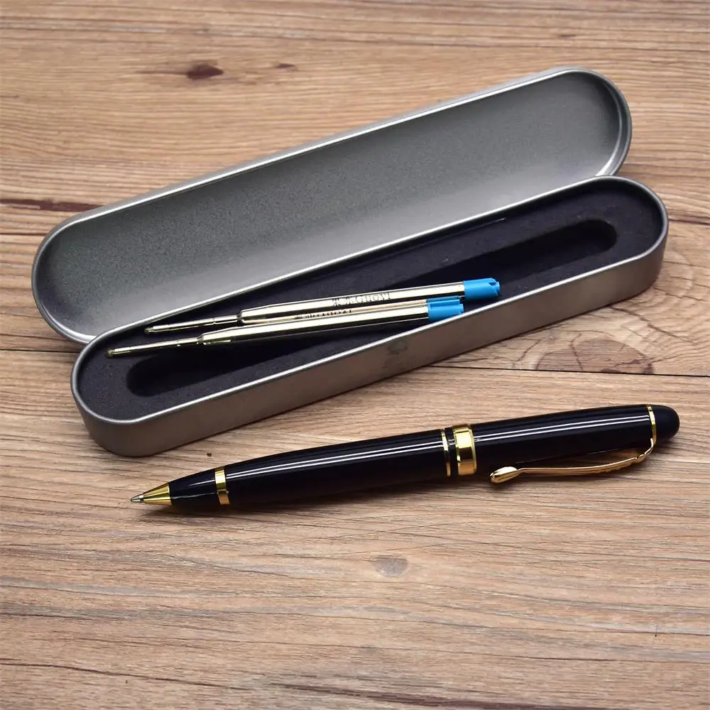 Guoyi A98 G2 424 Steel shell Ballpoint pen Metal high-end business office gifts and Mass customization logo signature pen
Guoyi A98 G2 424 Steel shell Ballpoint pen Metal high-end business office gifts and Mass customization logo signature pen