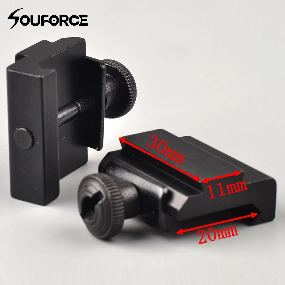1 pair 20mm to 11mm Weaver Dovetail Adapter to Picatinny Rail Rifle Scope Mount Hunting
1 pair 20mm to 11mm Weaver Dovetail Adapter to Picatinny Rail Rifle Scope Mount Hunting
