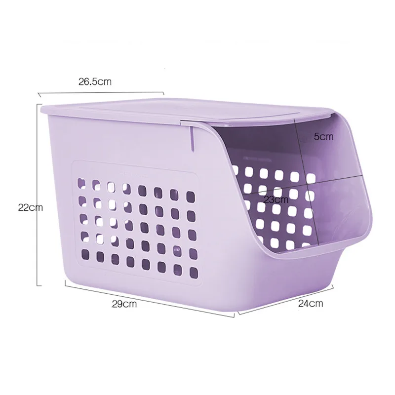 JiangChaoBo Stackable Storage Basket Kitchen Vegetable Basket Household Bathroom Shelf Plastic Toy Storage Basket
JiangChaoBo Stackable Storage Basket Kitchen Vegetable Basket Household Bathroom Shelf Plastic Toy Storage Basket