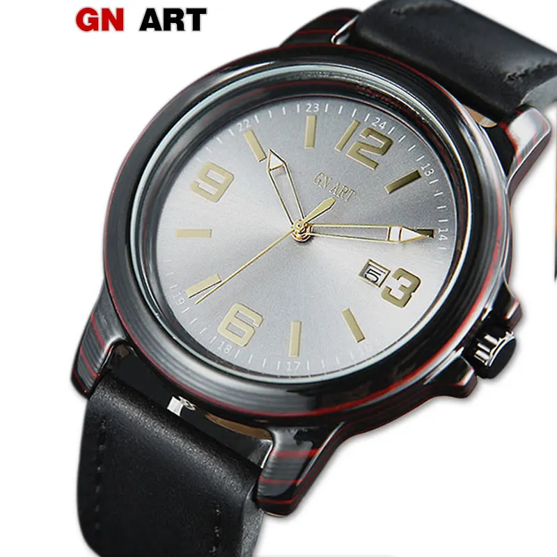 GNART Gents Watches Carbon Fibre Watch Shockproof Waterproof Watch For Men Leather Strap Black Mens Luxury Watches
GNART Gents Watches Carbon Fibre Watch Shockproof Waterproof Watch For Men Leather Strap Black Mens Luxury Watches