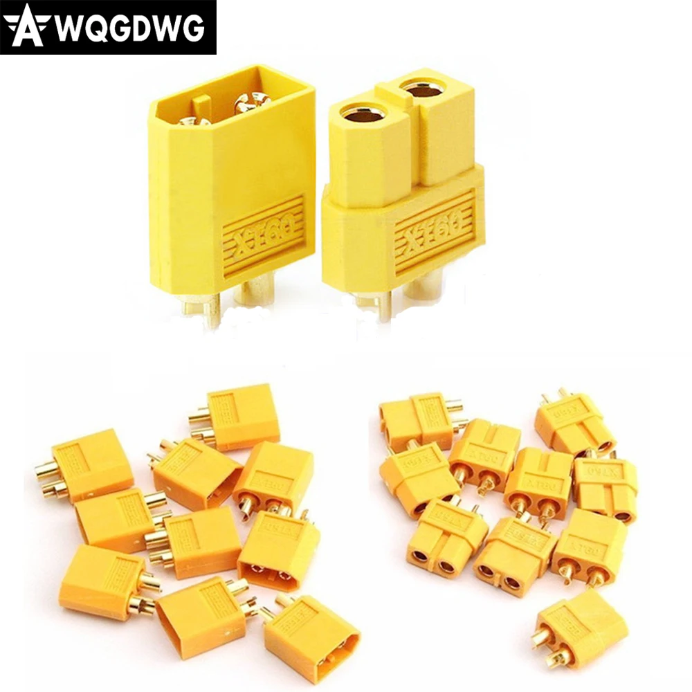 100pcs XT60 bullet connector plug for Lipo battery thermal male and female Plugs For RC Quadcopter FPV Racing Drone Tinywhoop
100pcs XT60 bullet connector plug for Lipo battery thermal male and female Plugs For RC Quadcopter FPV Racing Drone Tinywhoop