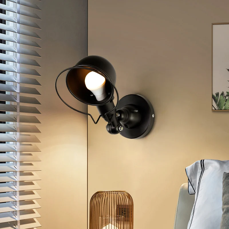 Nordic wall lamp creative sitting room lanterns industry wind retractable rocker arm study reads corridor bedroom bedside lamp
Nordic wall lamp creative sitting room lanterns industry wind retractable rocker arm study reads corridor bedroom bedside lamp