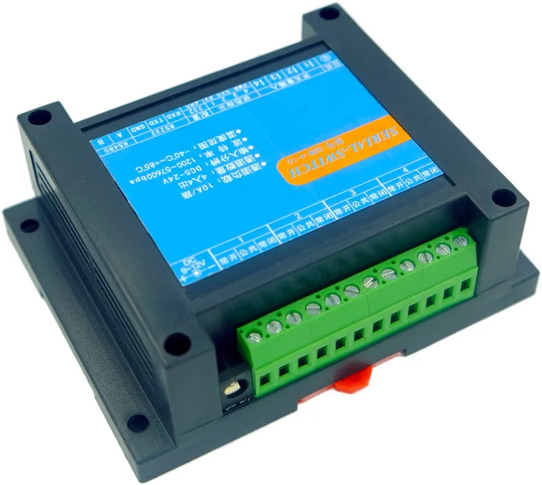 4 out of 4 10A serial /485 relay / switch on the initiative to send control source
4 out of 4 10A serial /485 relay / switch on the initiative to send control source