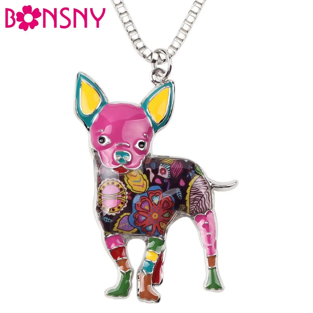 Bonsny Maxi Statement Metal Alloy Chihuahuas Dog Choker Necklace Chain Collar Pendant Fashion New Enamel Jewelry For Women Gift
Bonsny Maxi Statement Metal Alloy Chihuahuas Dog Choker Necklace Chain Collar Pendant Fashion New Enamel Jewelry For Women Gift