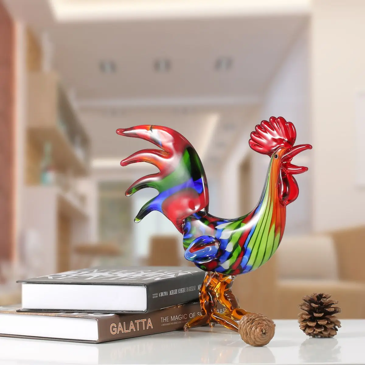 Tooarts Colorful Rooster Glass Figurine Home Decor Animal Ornament Favor Gift Glass Craft Decoration For Home Office
Tooarts Colorful Rooster Glass Figurine Home Decor Animal Ornament Favor Gift Glass Craft Decoration For Home Office