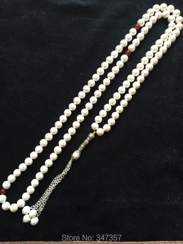 Buddhism 108 Beads Pearl Shell Material 8mm Size Prayer Beads Islamic Muslim Tasbih Allan Misbaha Sibha Free shipping
Buddhism 108 Beads Pearl Shell Material 8mm Size Prayer Beads Islamic Muslim Tasbih Allan Misbaha Sibha Free shipping