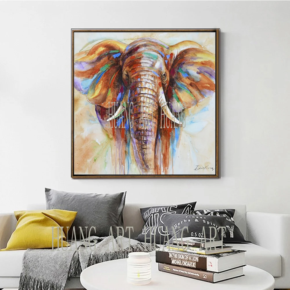 Best New 100%Handmade Wall Decor Works Abstract Animal Modern Wall Art Elephant Oil Painting On Canvas For Wall Decor Painting
Best New 100%Handmade Wall Decor Works Abstract Animal Modern Wall Art Elephant Oil Painting On Canvas For Wall Decor Painting