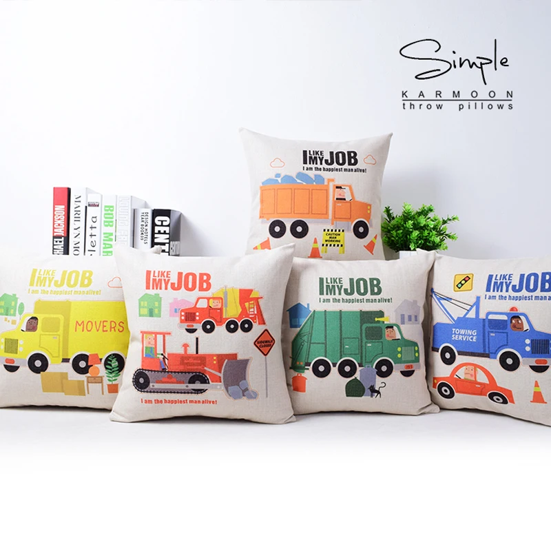 Cartoon Site Car Truck Pillow Cover Home Decorative Pillow Case Office Decoration Salon Sofa Cushion
Cartoon Site Car Truck Pillow Cover Home Decorative Pillow Case Office Decoration Salon Sofa Cushion