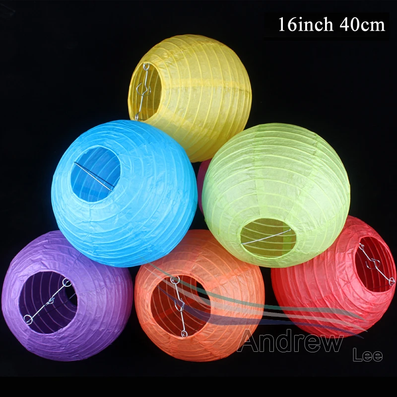 10pcs/lot 16''(40cm) Multicolor Chinese Round Paper Lanterns for Wedding Boda Birthday Festival Home Decoration Hanging Ball
10pcs/lot 16''(40cm) Multicolor Chinese Round Paper Lanterns for Wedding Boda Birthday Festival Home Decoration Hanging Ball