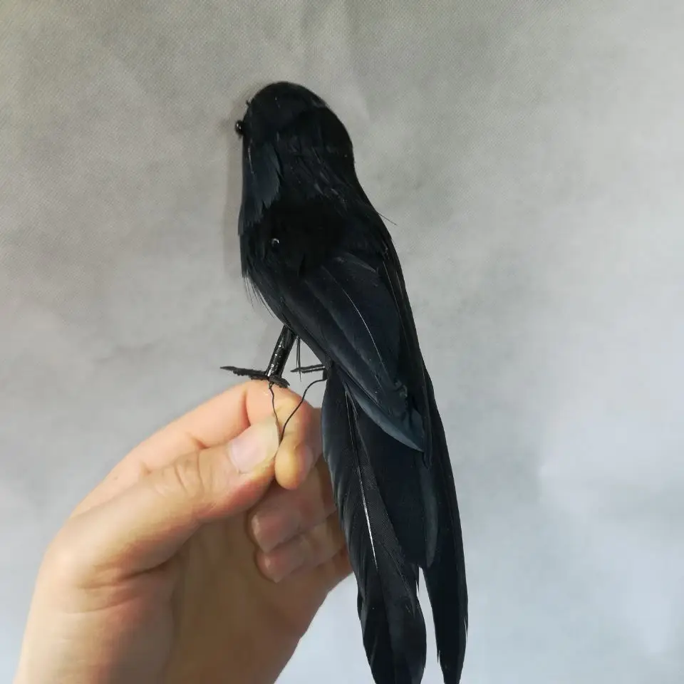 about 15cm black crow bird Handmade model, polyethylene& feathers bird ,bonsai decoration toy Xmas gift w3902
about 15cm black crow bird Handmade model, polyethylene& feathers bird ,bonsai decoration toy Xmas gift w3902