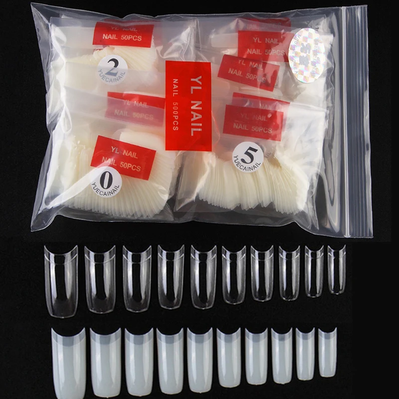 500Pcs False Nail Clear/Natural/White Half Cover French Nail Tips U-shape Acrylic UV Gel Manicure Fake Nails Art Tips MAFANAILS
500Pcs False Nail Clear/Natural/White Half Cover French Nail Tips U-shape Acrylic UV Gel Manicure Fake Nails Art Tips MAFANAILS