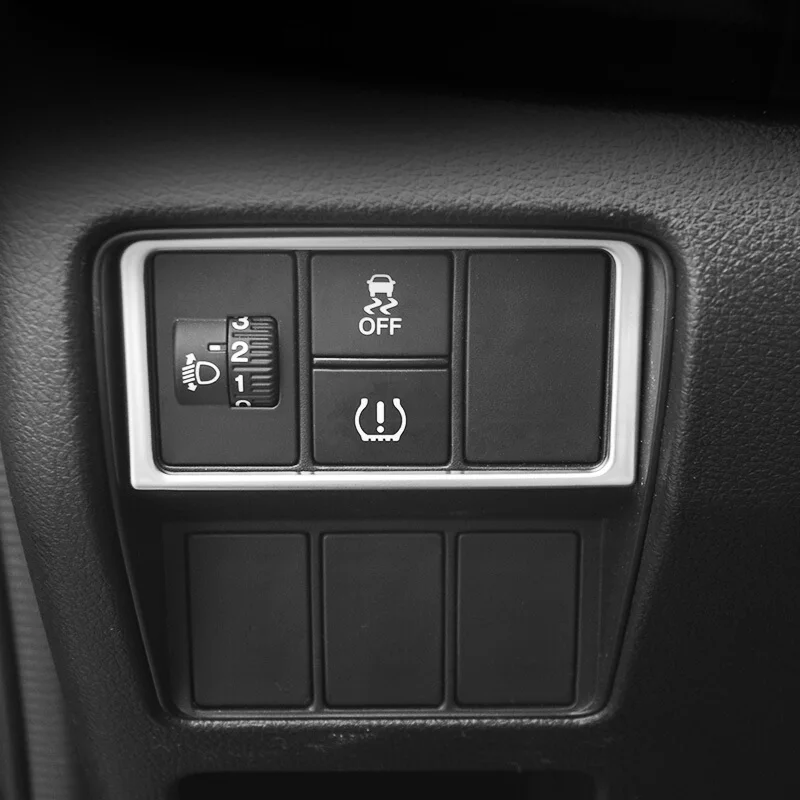 For Honda CRV CR-V 2017 Stainless steel Head Lights Lamp Switch Button Headlamp sticker Cover Trim car styling Accessories 1pcs
For Honda CRV CR-V 2017 Stainless steel Head Lights Lamp Switch Button Headlamp sticker Cover Trim car styling Accessories 1pcs