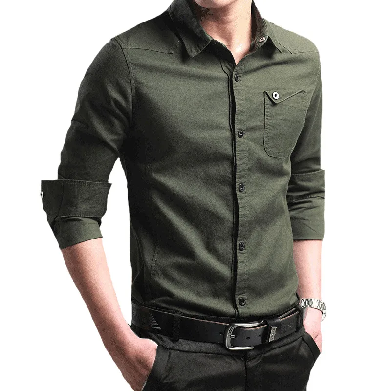 Tactical Shirts Mens Work Clothes Cargo Army Military Tops Shirts Business Casual Clothes Autumn Spring Clothing
Tactical Shirts Mens Work Clothes Cargo Army Military Tops Shirts Business Casual Clothes Autumn Spring Clothing