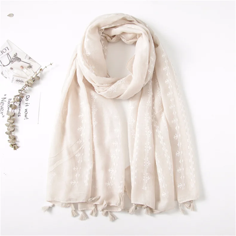 100% cotton Fashion Simple Women scarves High Quality Scarf spring summer Tassels Print Wraps Shawls Sunscreen Beach Towel LH28 |